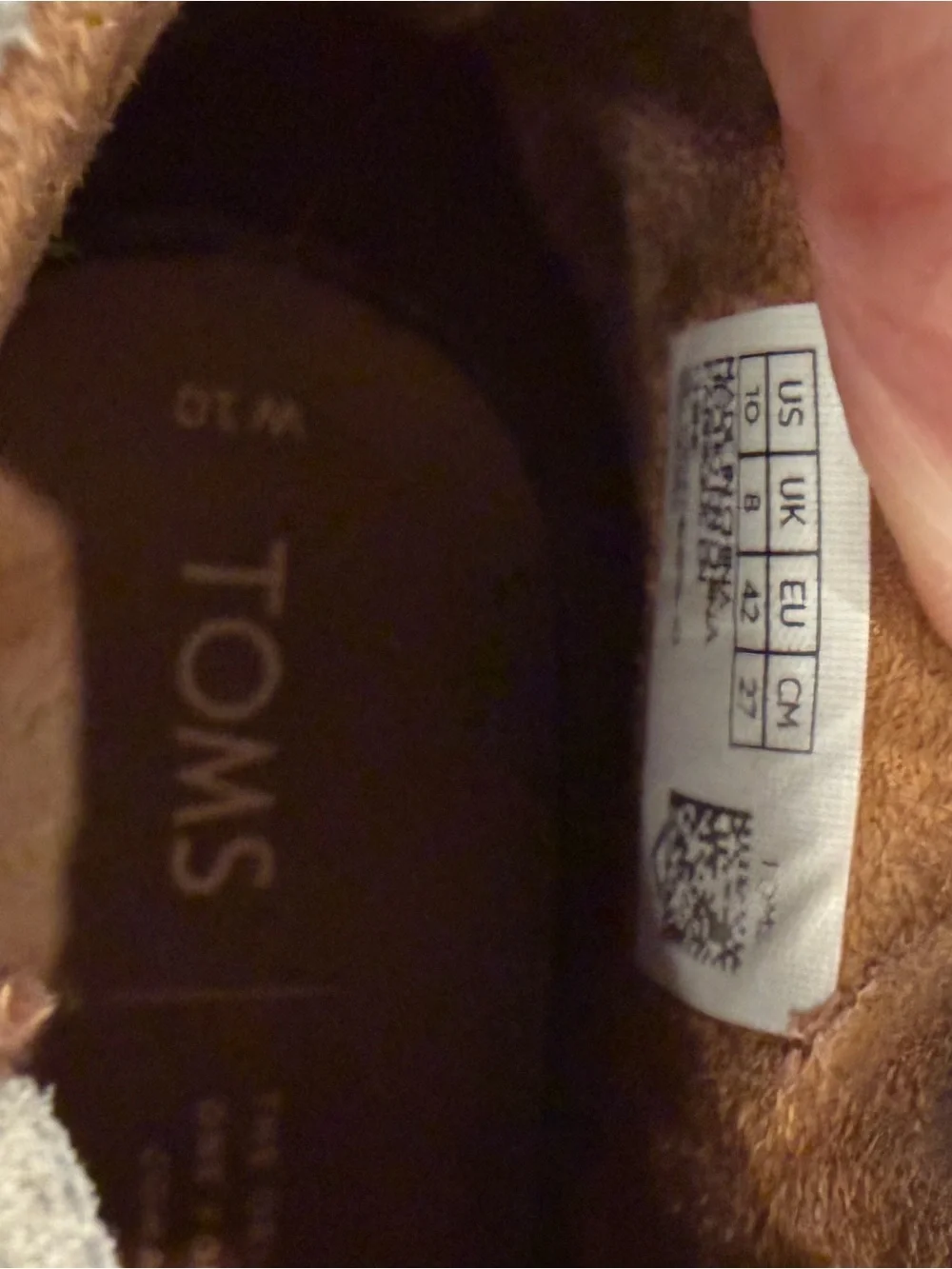 Toms Light Taupe Suede Booties